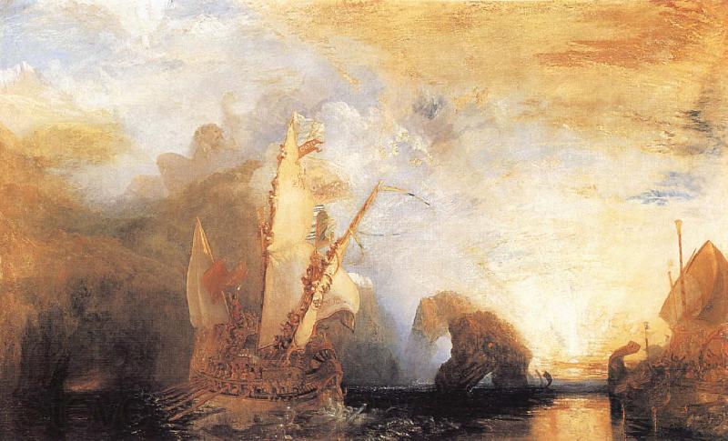 J.M.W. Turner Ulysses Deriding Polyphemus Spain oil painting art